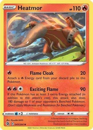 SWSH Fusion Strike 041-264 Heatmor