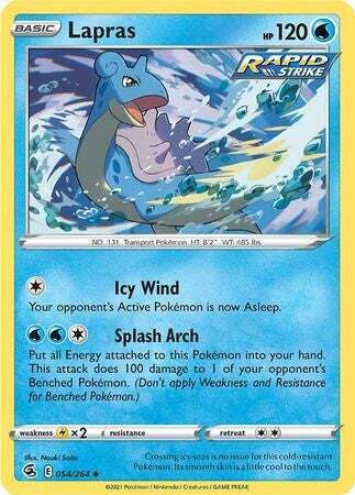 SWSH Fusion Strike 054-264 Lapras