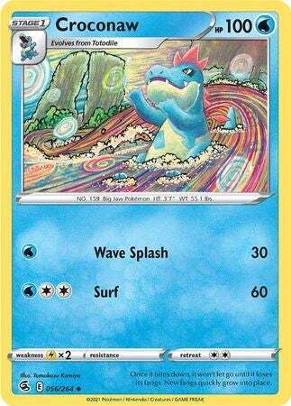 SWSH Fusion Strike 056-264 Croconaw