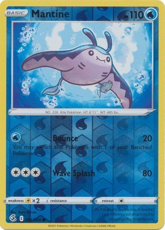 SWSH Fusion Strike 061-264 Mantine Reverse