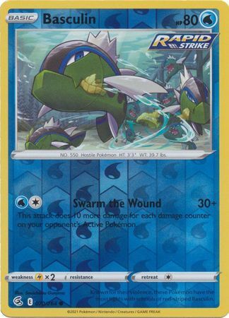 SWSH Fusion Strike 070-264 Basculin Reverse