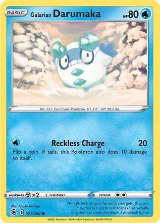 SWSH Fusion Strike 071-264 Galarian Darumaka