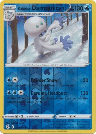 SWSH Fusion Strike 072-264 Galarian Darmanitan Reverse