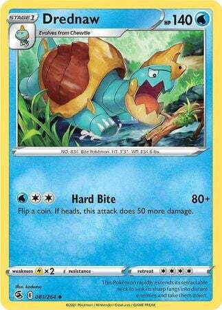 SWSH Fusion Strike 081-264 Drednaw