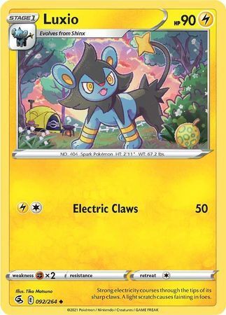 SWSH Fusion Strike 092-264 Luxio