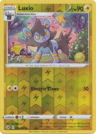 SWSH Fusion Strike 092-264 Luxio Reverse