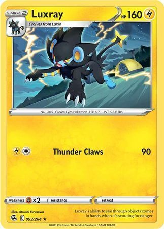 SWSH Fusion Strike 093-264 Luxray