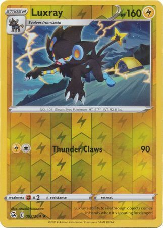 SWSH Fusion Strike 093-264 Luxray Reverse