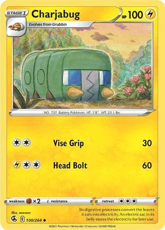 SWSH Fusion Strike 100-264 Charjabug
