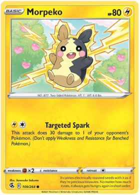 SWSH Fusion Strike 109-264 Morpeko