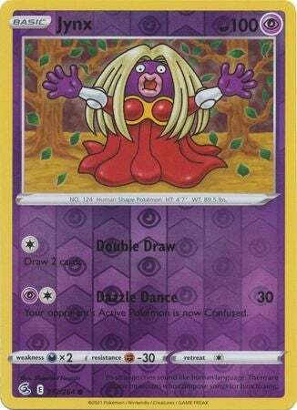 SWSH Fusion Strike 112-264 Jynx Reverse
