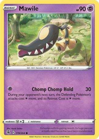 SWSH Fusion Strike 119-264 Mawile