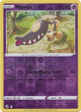 SWSH Fusion Strike 119-264 Mawile Reverse