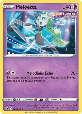 SWSH Fusion Strike 124-264 Meloetta