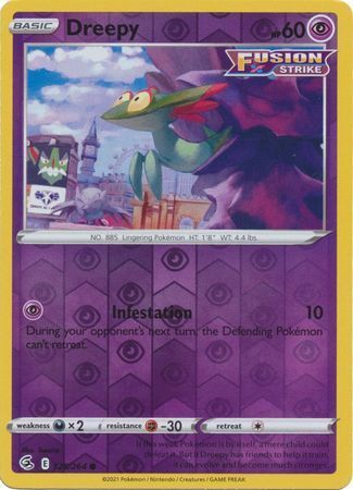 SWSH Fusion Strike 128-264 Dreepy Reverse