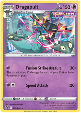 SWSH Fusion Strike 130-264 Dragapult