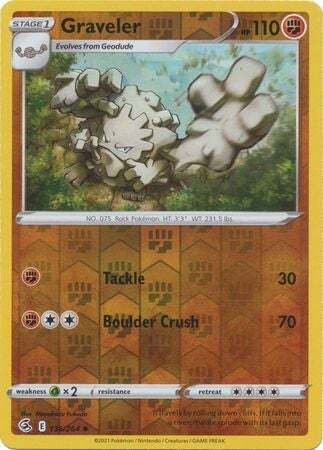 SWSH Fusion Strike 136-264 Graveler Reverse