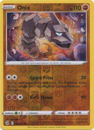 SWSH Fusion Strike 138-264 Onix Reverse