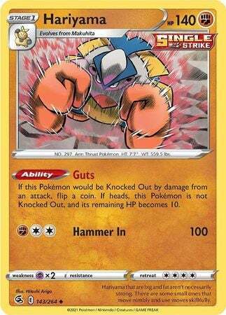 SWSH Fusion Strike 143-264 Hariyama