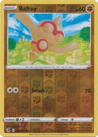 SWSH Fusion Strike 144-264 Baltoy Reverse