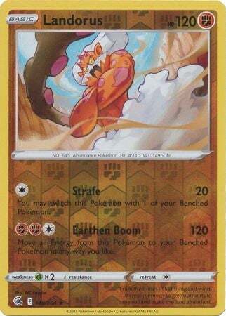 SWSH Fusion Strike 148-264 Landorus Reverse