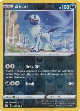 SWSH Fusion Strike 164-264 Absol Reverse