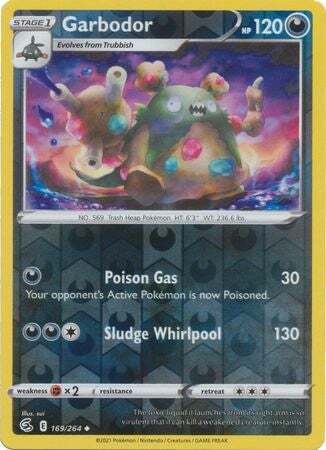 SWSH Fusion Strike 169-264 Garbodor Reverse