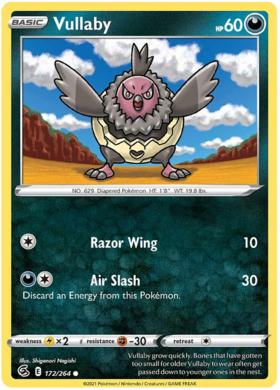 SWSH Fusion Strike 172-264 Vullaby
