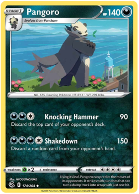 SWSH Fusion Strike 174-264 Pangoro
