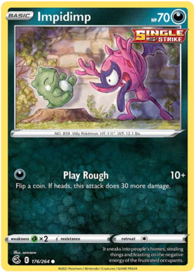 SWSH Fusion Strike 176-264 Impidimp
