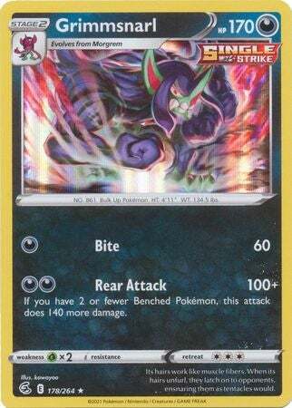 SWSH Fusion Strike 178-264 Grimmsnarl