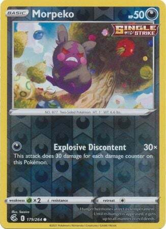 SWSH Fusion Strike 179-264 Morpeko Reverse