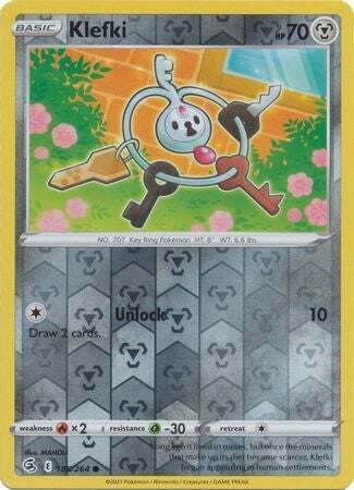 SWSH Fusion Strike 186-264 Klefki Reverse