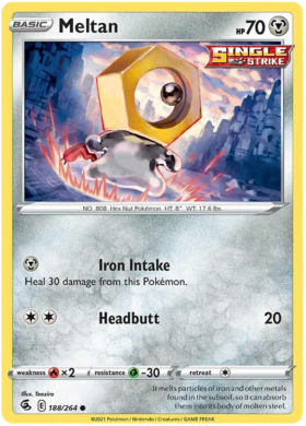 SWSH Fusion Strike 188-264 Meltan