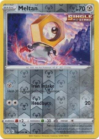 SWSH Fusion Strike 188-264 Meltan Reverse