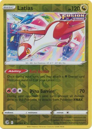 SWSH Fusion Strike 193-264 Latias Reverse
