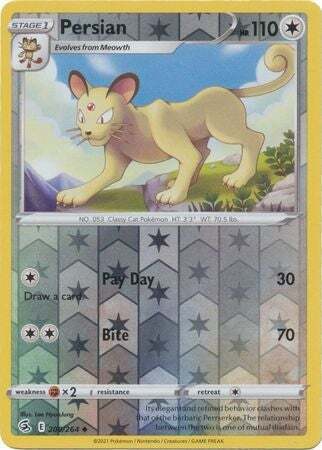 SWSH Fusion Strike 200-264 Persian Reverse