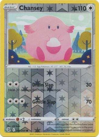 SWSH Fusion Strike 202-264 Chansey Reverse