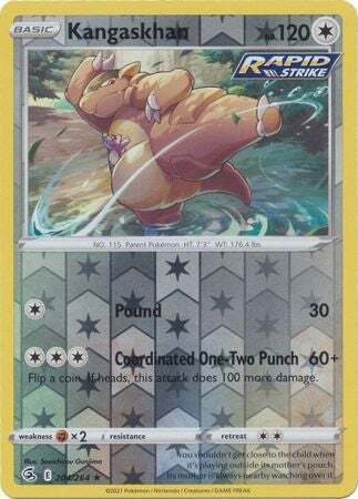 SWSH Fusion Strike 204-264 Kangaskhan Reverse