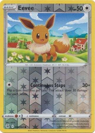 SWSH Fusion Strike 205-264 Eevee Reverse