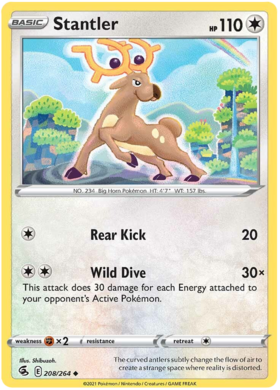 SWSH Fusion Strike 208-264 Stantler