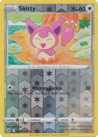 SWSH Fusion Strike 210-264 Skitty Reverse