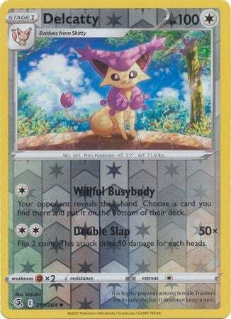 SWSH Fusion Strike 211-264 Delcatty Reverse