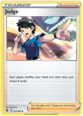 SWSH Fusion Strike 235-264 Judge