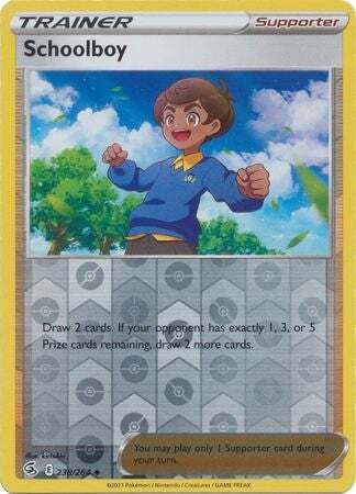 SWSH Fusion Strike 238-264 Schoolboy Reverse