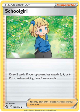 SWSH Fusion Strike 239-264 Schoolgirl