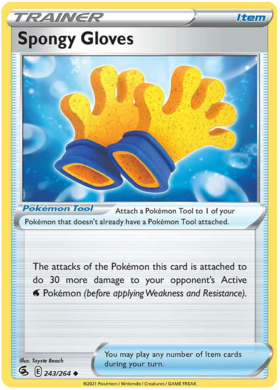 SWSH Fusion Strike 243-264 Spongy Gloves