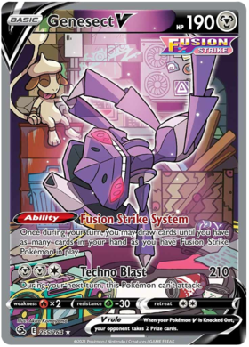 SWSH Fusion Strike 255-264 Genesect V