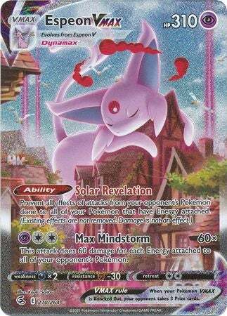 SWSH Fusion Strike 270-264 Espeon VMAX