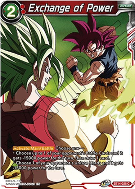 Cross Spirits BT14-028 Exchange Of Power